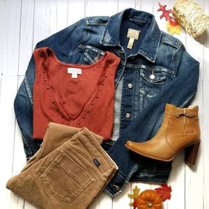 Fall flatlay pieces:  each item *except booties*